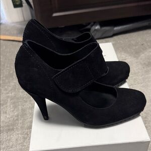 Pedro Garcia Black Suede Heels